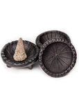 Oaxacan Barro Negro Pottery Mini Copalero Incense Burner